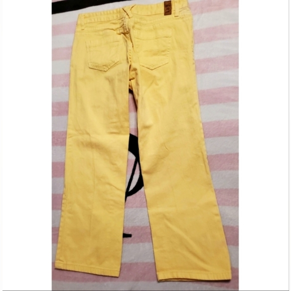 Tommy Hilfiger Yellow Hipster Boot Pants/Jeans size 10P - Picture 2 of 11